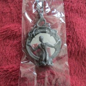 Skeleton Lady Death Necklace